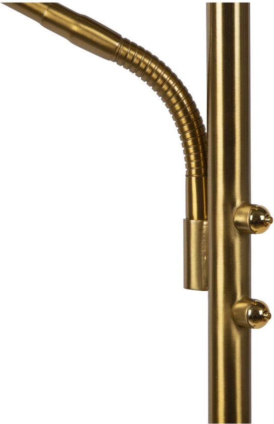 Lucide ZENITH - Lampe de lecture - LED à intensité variable - 3000K - Or mat / Laiton
