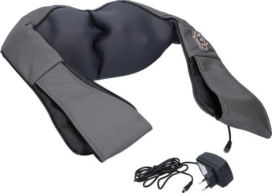 Coussin de massage shiatsu électrique Grundig - Appareil de massage pour la nuque - 8 boutons de massage - Fonction chaleur