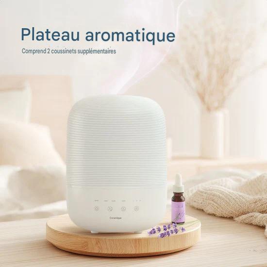 Auronic Humidificateur - 3L - Convient pour la chambre à coucher, la chambre de bébé, le bureau, le salon et plus encore - Humidificateur - Sans BPA - Blanc