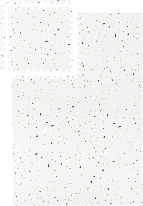 NilaFee™ - Tapis de jeu de luxe - Mousse - Bébé - Tapis de jeu - Tapis d'éveil - 180 x 120 x 1,5 cm - Tapis puzzle - Sac de rangement - Blanc classique