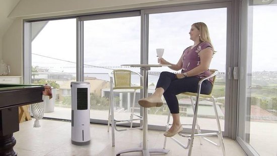 Livington InstaChill - Le refroidisseur d'air le plus puissant : 85 W - 8,5 L - 58 dB