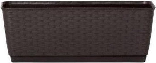 Pot de fleurs Boîte à fleurs Ratolla PW 39x15x14cm UMBER BRUIN Prosperplast