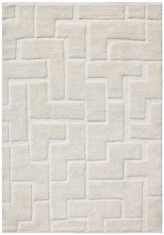 Tapis Maze de fonQ - Blanc cassé - Rectangulaire - 200 x 290 cm