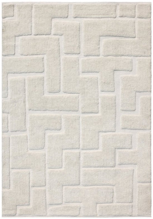 Tapis Maze de fonQ - Blanc cassé - Rectangulaire - 200 x 290 cm