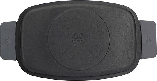 Bergner Infinity Chefs Grill Plate 42 X 22 Cm - Fonte d'aluminium - Poignées Soft-Touch