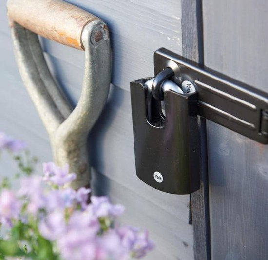 Cadenas en acier Yale - 62 mm - Anse fermée - Protection maximale - Noir