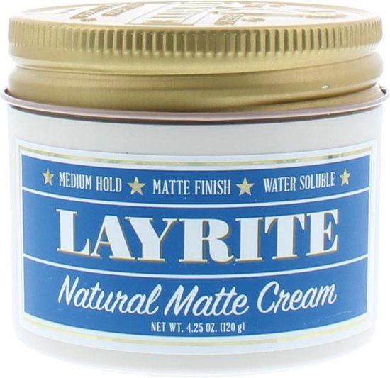 Layrite - Crème mate naturelle - 120 g