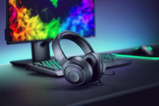 Razer Kraken X Lite - Casque gaming - Léger - PS4/PS5/Xbox/PC/Nintendo Switch/Mobile - Noir