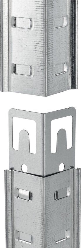 2 pièces Rayonnage d'entrepôt / Rayonnage de stockage - Basic - 180 x 90 x 40 cm