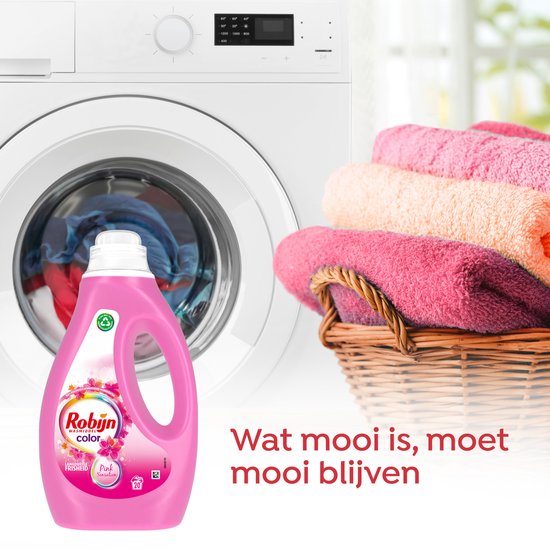 Robijn Color Pink Sensation Détergent liquide 20 lavages
