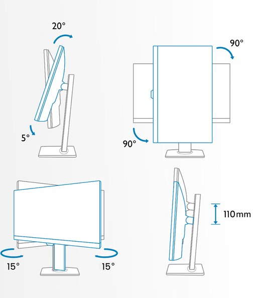 Écran BenQ Creative Pro PD3205U 32 pouces 4K - Compatible MAC - Écran IPS - AQCOLOR - HDMI - Ultra HD 3840 x 2160 pixels - USB-C - 32 pouces