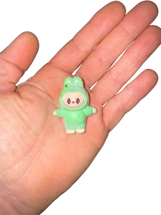 Figurine Kawaii Monster - Style macaron - 4,5 cm - Debout - Blanche - Figurine en PVC - Cadeau surprise - Décoration et jouets pour enfants