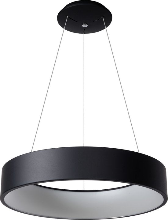 Lampe suspendue Lucide - Ø 60 cm - LED intensité variable - 1x39W 3000K - Noir