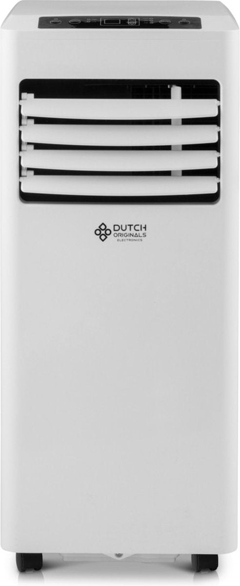 Dutch Orginials - Smart Air Conditioner - 7000 BTU - Airco on Wheels - 3 fonctions - 30 m² - Télécommande incluse - Blanc