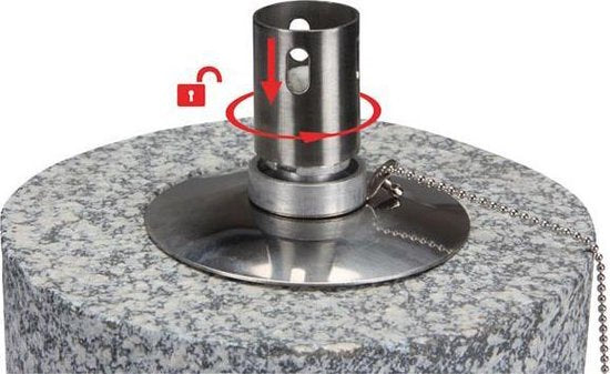 Lampes à huile Toolland - Pierre cylindrique