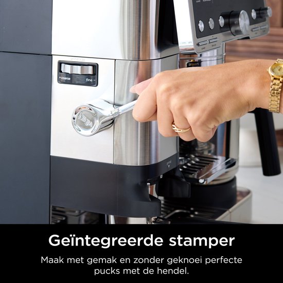 Machine à café Ninja Luxe Café PRO pour expresso et café filtre avec mousseur à lait - ES701EU