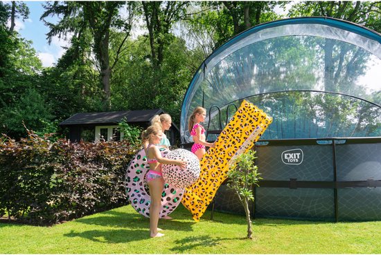 EXIT Abri de piscine ECO ø488 cm - Dôme de piscine - Universel - Accessoire de piscine - Résistant aux intempéries
