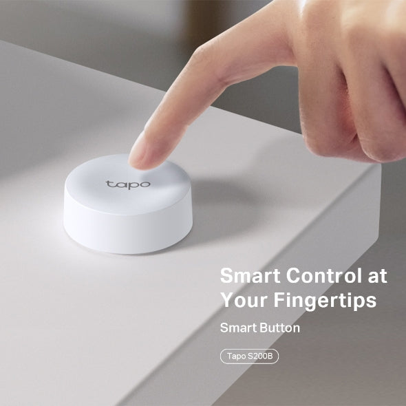 Bouton intelligent sans fil TP-Link Tapo S200B - Blanc - Ø 43,5 x 16,9 mm