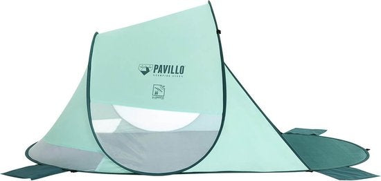 Bestway Tente de plage pop-up - Pavillo - 200x120x90 - Vert - Protection solaire UPF 80 - 2 personnes
