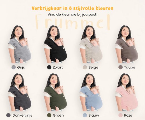 Écharpe porte-bébé Frummel bleu clair - Porte-bébé - Écharpe porte-bébé - Porte-bébé - Écharpe porte-bébé - Bébé 0-36 mois - Nouveau-né