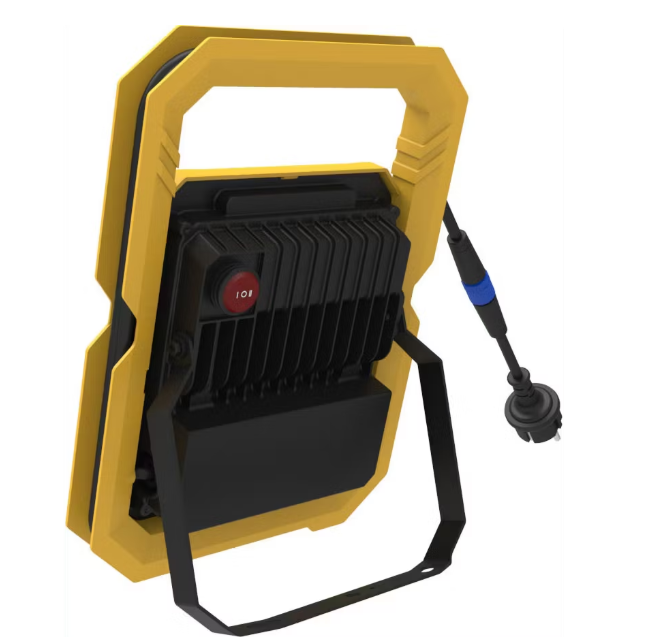 Sylvania LED Construction Light 50W | 226x65mm | 4000K Bright White | IP65 | Yellow | SylWork Flood Light