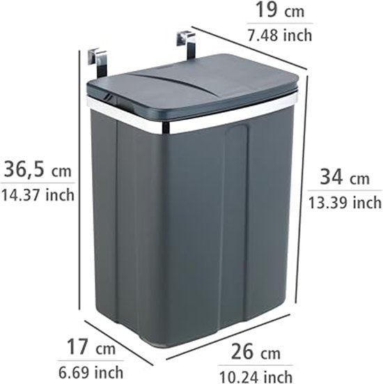 Poubelle de porte Wenko, 12 litres