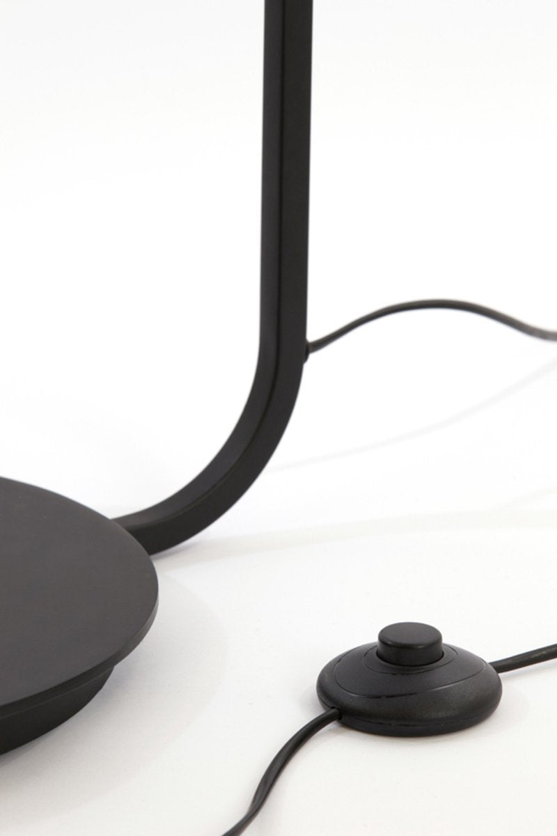 MARENO Lampadaire - 164 cm - Noir mat - Lampadaire élégant pour salon ou chambre à coucher