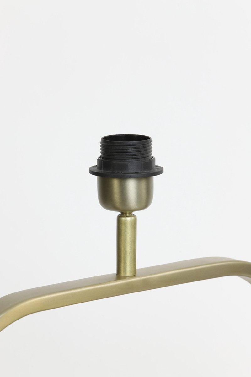 Light & Living Lampe à poser Jamiro 27 cm - Or clair - Métal - Abat-jour excl.