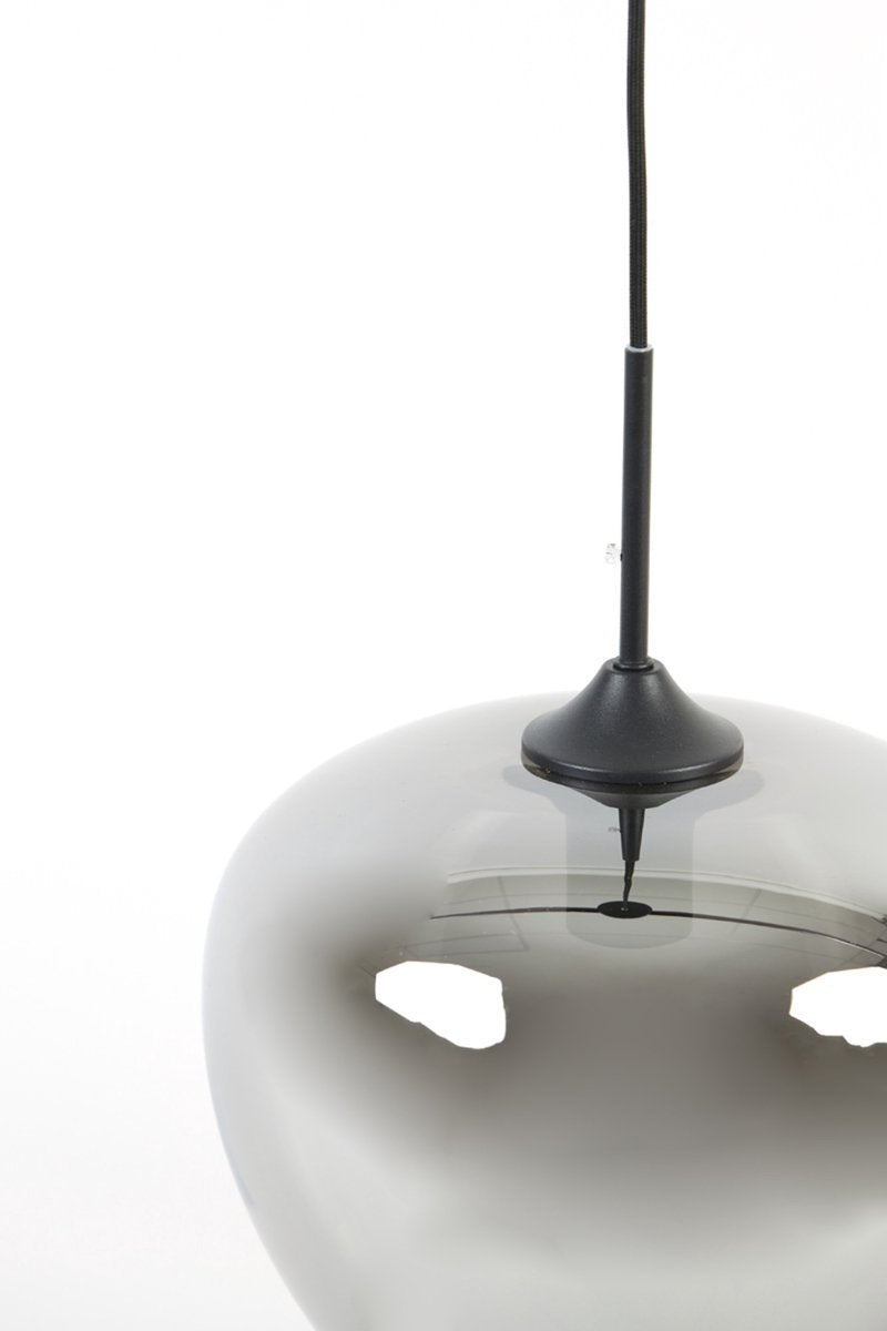 Light & Living Lampe pendante Mayson - Noir - Ø30cm - Moderne - Lampes pendantes Salle à manger, Chambre à coucher, Salon