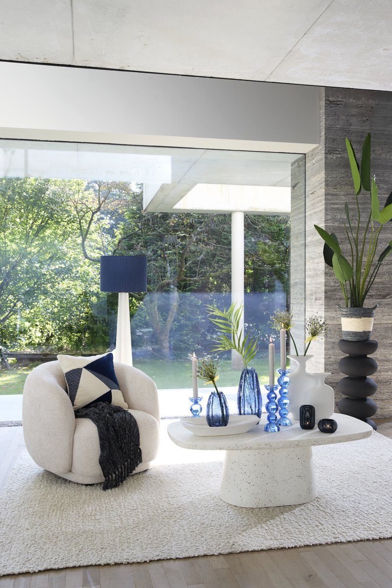 Light & Living Lampadaire Kuala - Blanc mat - Ø20x124cm - Abat-jour non compris - Raccord E27 - Pour l'intérieur