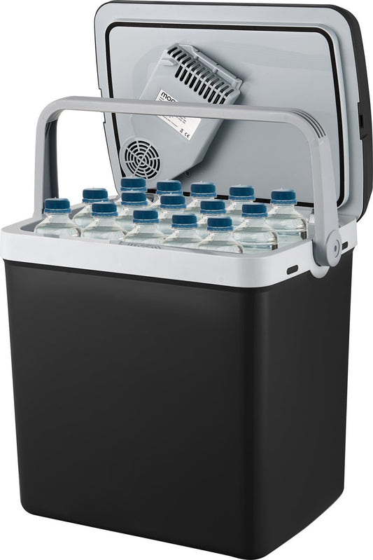 Moa glacière thermoélectrique - 32 litres - fonction froid et chaud - 12V/230V - noir