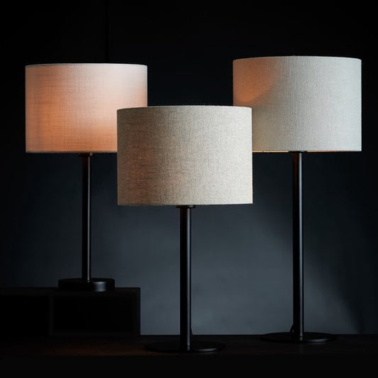 Light & Living - Abat-jour LIVIGNO - Ø25x18cm - Gris