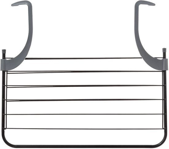 5Five Petit étendoir à linge pliable - 7 mètres de corde à linge - À suspendre - 60 x 55 cm - radiateur/porte