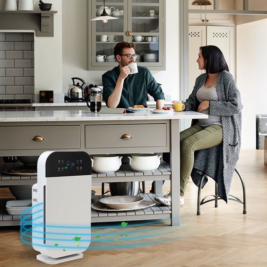 Purificateur d'air MediaShop AirPurifier Deluxe 40 m² Blanc