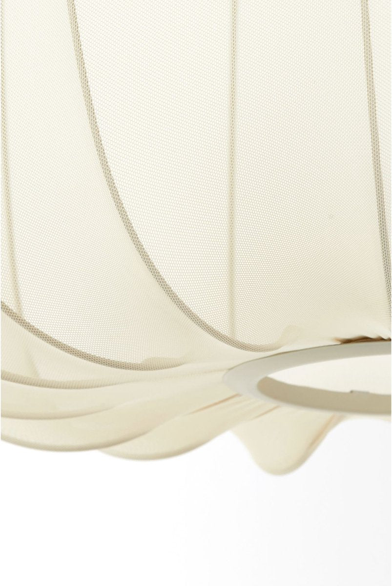 Light & Living - Lampe suspendue Plumeria - Ø60 cm - Raccord E27 - Design moderne - Textile sable et métal