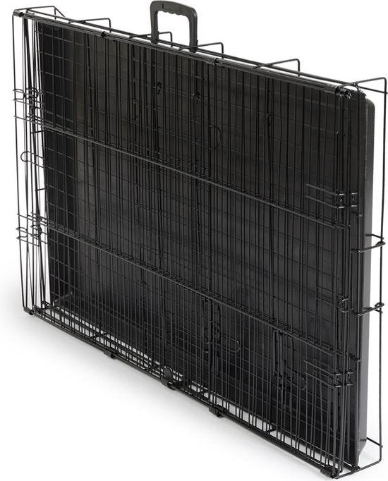 Cage pour chien - XL - 91 x 56 x 63 cm - Pliable - Métal, plastique - Noir - VI Online Products