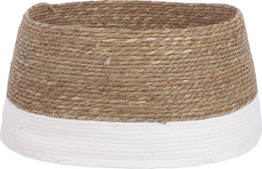 Décoration de Noël - House of Seasons - Jupe de Sapin - H26 x Ø58 cm - Seagrass - Off White (blanc cassé)