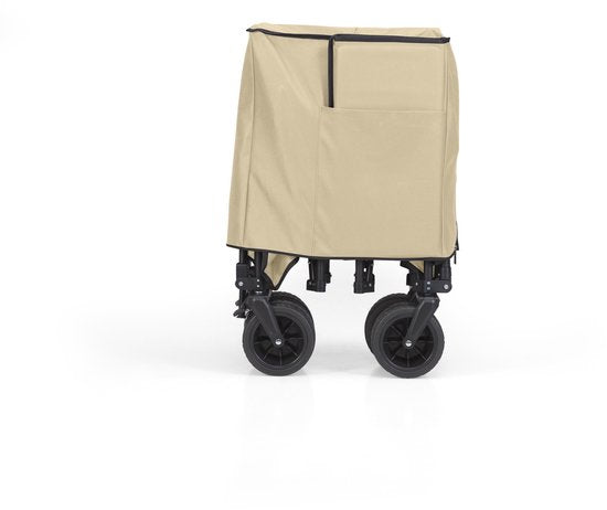 Mr. Fold Bolderkar XXL - pliable - 600L - 300KG - Beige - roues tout-terrain