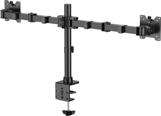 DMV Gaming - Bras pour moniteur - Bras pour moniteur robuste - max 20kg - max 49 pouces - 2 moniteurs