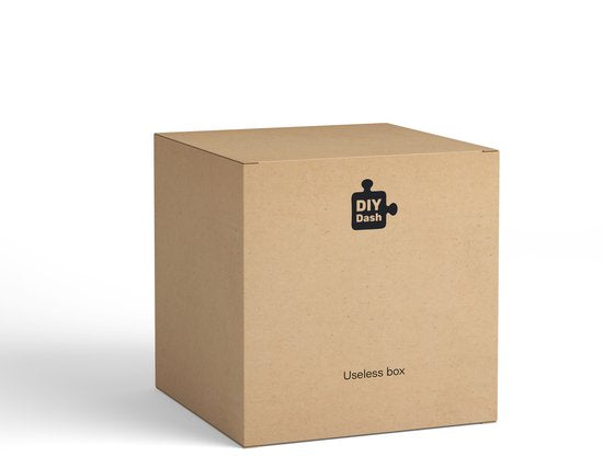 Boîte inutile - Machine - Bois - Boîte à ne pas toucher - Cadeaux rigolos