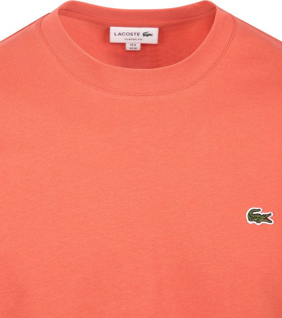 T-shirt Lacoste Orange - Taille L - Homme - T-shirts imprimés