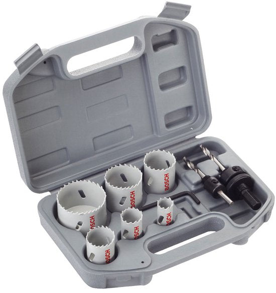 Jeu de scies cloches bimétalliques HSS Bosch, 9 pièces, pour électriciens, 20-68 ...