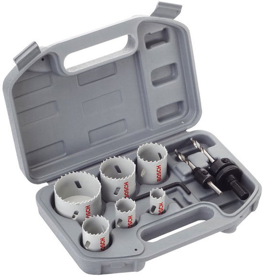 Jeu de scies cloches bimétalliques HSS Bosch, 9 pièces, pour électriciens, 20-68 ...