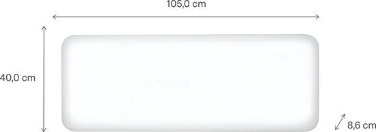 Mill IB900DN - Panneau chauffant en acier - 900 watts - jusqu'à 15m2 - 100% silencieux - adapté à la salle de bain