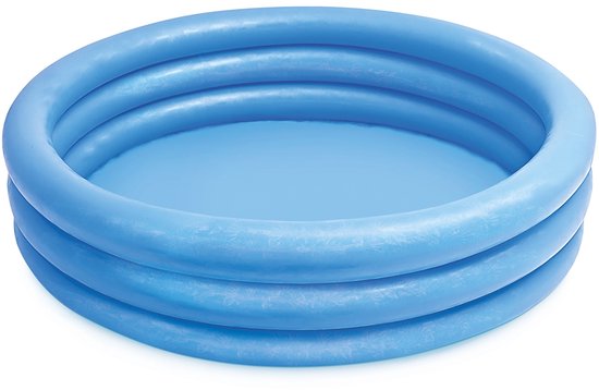 Piscine gonflable Intex Crystal Blue - Ø 168 x 38 cm