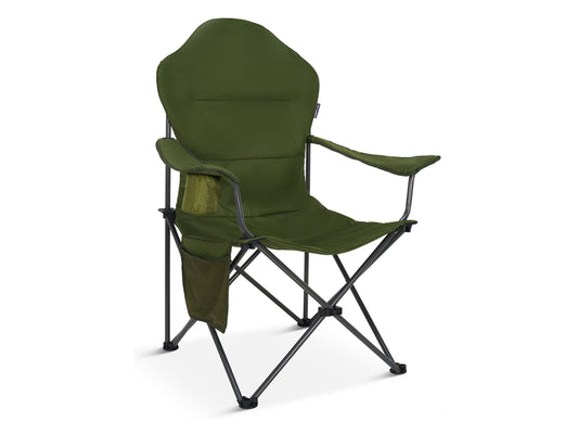 TRVLMORE Chaise de camping Small Plus Noir - 30 x 104 cm pliée - Capacité 160 kg - Design pliable