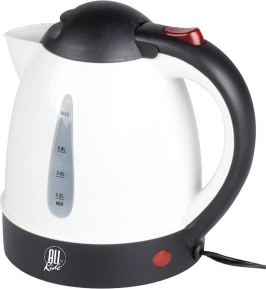 All Ride Travel Kettle 24 Volt - Bouilloire 0.8L - Prise allume-cigare - Blanc