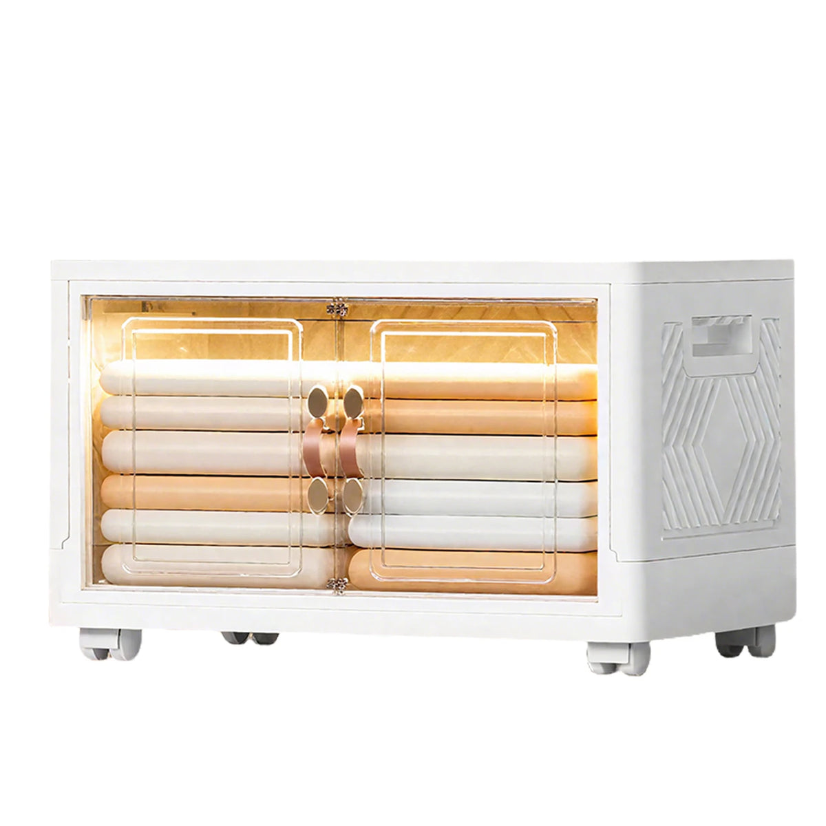 Boîte de rangement SNSP à simple paroi 48 L - Pliable - Organiseur - Pour les vêtements, les jouets et les livres