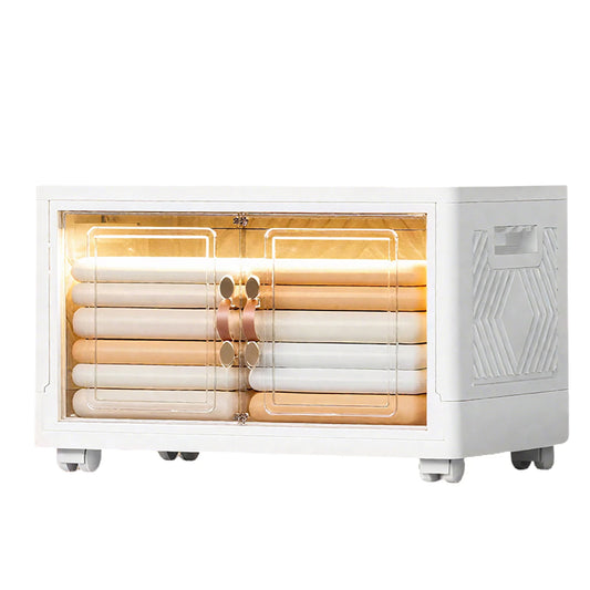 Boîte de rangement SNSP à simple paroi 48 L - Pliable - Organiseur - Pour les vêtements, les jouets et les livres