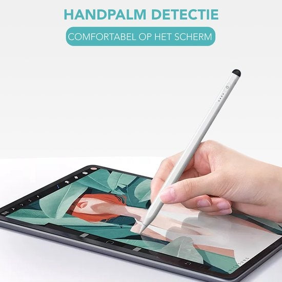 Achaté Stylus Pen Pro - Alternatief Apple Pencil en Universele Stylus - Met Handdetectie - Wit